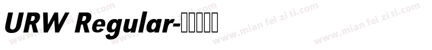 URW Regular字体转换
